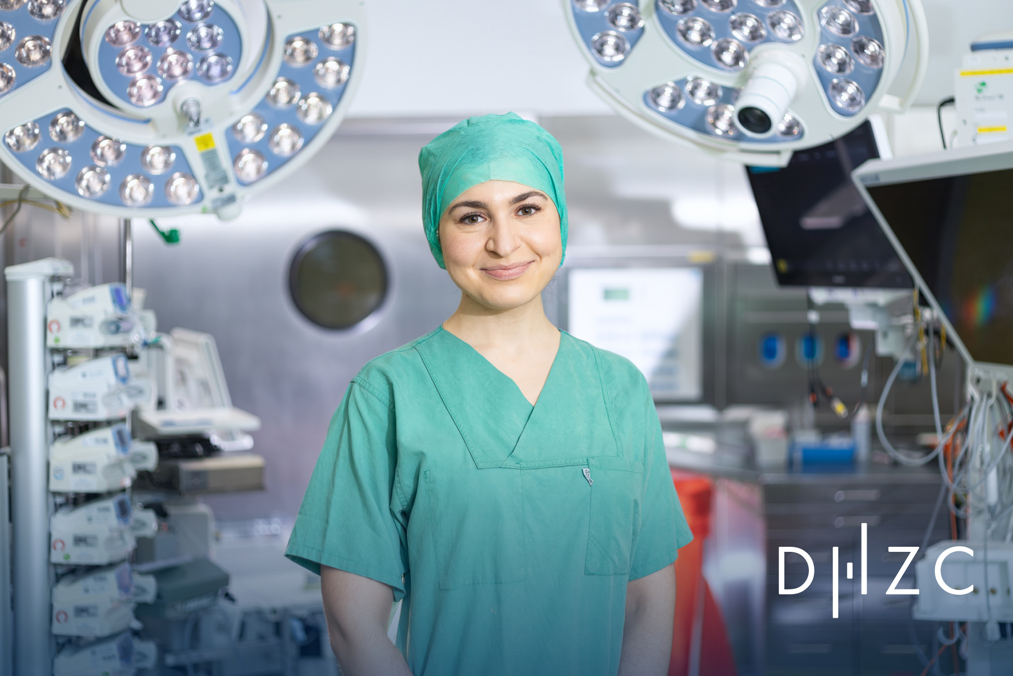 Eine Kollegin des OP-Teams vom Deutschen Herzzentrum Charite